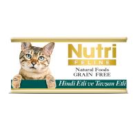 Nutri Feline Hindili&Tavşanlı 85Gr Nutri Yaş Kedi Maması 24Adet