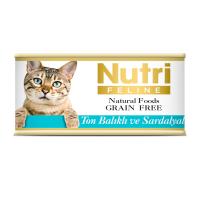 Nutri Feline Ton&Sardalya Balıklı 85Gr Nutri Yaş Kedi Maması 6Adet