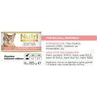 Nutri Feline Ton&Somon Balıklı 85Gr Nutri Yaş Kedi Maması