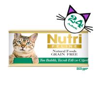 Nutri Feline Ton&Tavuk Etli Ciğerli 85Gr Nutri Yaş Kedi Maması 24Adet