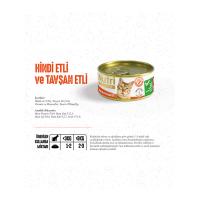 Nf Tahılsız Hindi&Tavşan Etli 85Gr Yaş Kedi Maması
