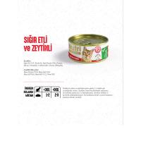 Nf Tahılsız Sığır Etli Zeytinli 85Gr Yaş Kedi Maması