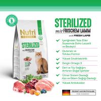Nutri Feline Sterilised Kuzu Etli 2kg Kuru Kedi Maması
