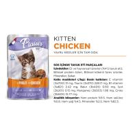 Plaisir Pouch Kitten 100Gr Yaş Yavru Kedi Maması