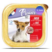 Sığır Etli Pate Plaisir 150Gr Yaş Köpek Maması 12 Adet