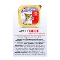 Sığır Etli Pate Plaisir 150Gr Yaş Köpek Maması 22 Adet