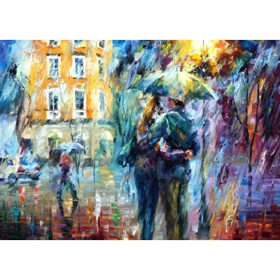Aşk Yağmuru 1000 Parça Ahşap Puzzle Yapboz