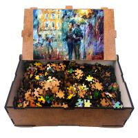 Aşkın Renkleri 500 Parça Ahşap Puzzle Yapboz