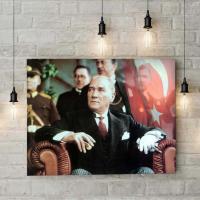 Atatürk Kanvas Tablo Model 74