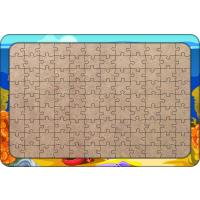 Deniz Canlıları 108 Parça Ahşap Çocuk Puzzle Yapboz Model 8