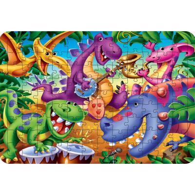 Dinozorlar 108 Parça Ahşap Çocuk Puzzle Yapboz