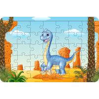 Dinozorlar 35 Parça Ahşap Çocuk Puzzle Yapboz Model 3