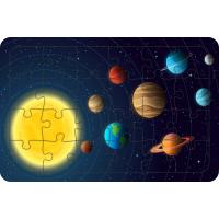 Gezegenler 24 Parça Ahşap Çocuk Puzzle Yapboz Model 2