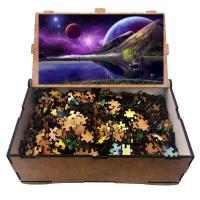 Gezegenler Model 3 1000 Parça Ahşap Puzzle Yapboz