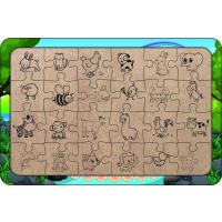Gökkuşağı 24 Parça Ahşap Çocuk Puzzle Yapboz Model2