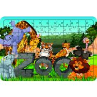 Hayvanlar 108 Parça Ahşap Çocuk Puzzle Yapboz Model 10