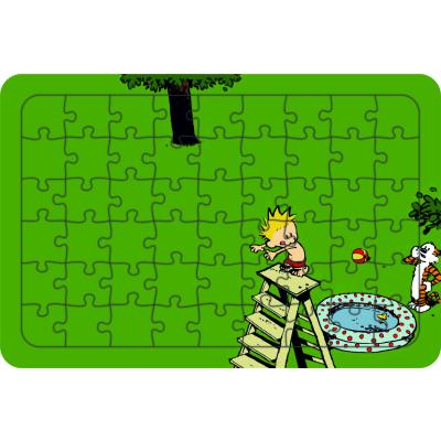 Komik Çocuk 54 Parça Ahşap Çocuk Puzzle Yapboz