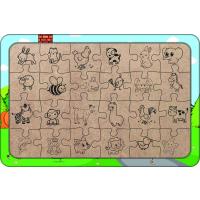Oyun Zamanı 24 Parça Ahşap Çocuk Puzzle Yapboz