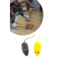 Pet Miyav® 2Li Evcil Hayvan Eğitim Sevimli Elastik Kedi Fare Yakalama İnteraktif Sesli Eğitim Oyuncağı