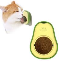 Pet Miyav® Avokado Model Yapışkanlı Kedi Oyuncağı Yenilebilir Kedi Nanesi Otu