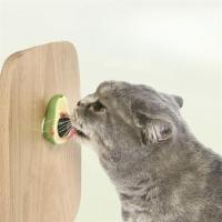 Pet Miyav® Avokado Model Yapışkanlı Kedi Oyuncağı Yenilebilir Kedi Nanesi Otu
