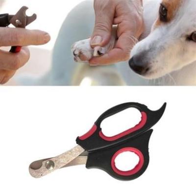 Pet Miyav® Büyük Irk Köpek Kedi Çelik Uçlu Evcil Hayvan Tırnak Makası Pati Bakım Aleti Ergonomik Kaymaz