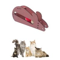 Pet Miyav® Fare Kedi Oyunu Ahşap 2 Toplu Kedi Oyuncağı Tahta Kedi Oyunu Tahta Fare Ve Toplu Oyuncak