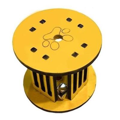 Pet Miyav® Mini Silindir Eğlenceli Renkli Sağlam Küçük Pati İzi Şekilli Kedi Oyuncağı