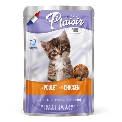 Plaisir  Pouch Kitten 100Gr Yaş Kedi Maması 