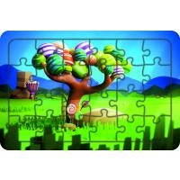 Şeker Ağacı 24 Parça Ahşap Çocuk Puzzle Yapboz