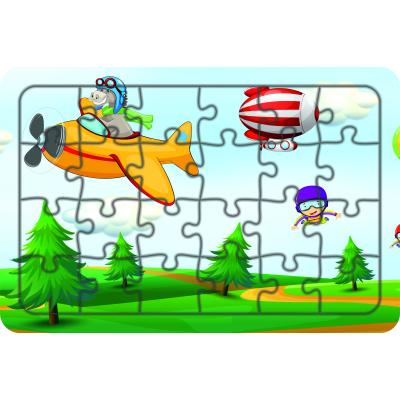 Uçan Çocuklar 24 Parça Ahşap Çocuk Puzzle Yapboz Model 2
