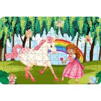 Unicorn Ve Prenses 108 Parça Ahşap Çocuk Puzzle Yapboz